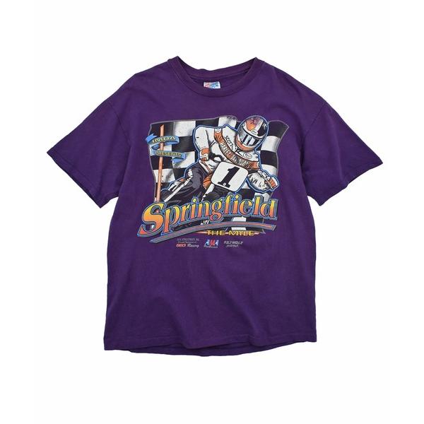 tシャツ 「ヴィンテージ古着」90’s Hanes “Spring field”レーシング Tシャツ...