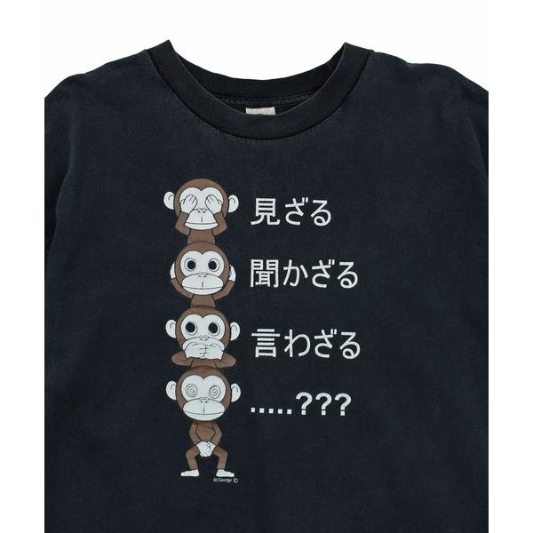 tシャツ 「ヴィンテージ古着」ALSTYLE “見ざる言わざる聞かざる” ジョーク Tシャツ メンズ...
