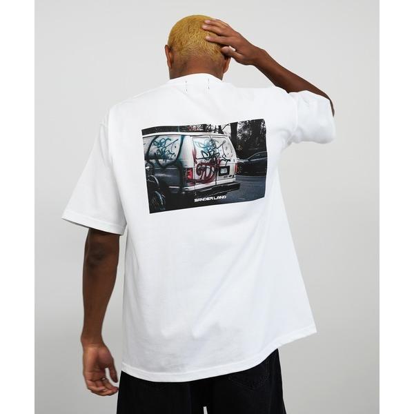 tシャツ SANDER LAND 9.1ozマグナムウェイト Graffiti バックプリント ビッ...