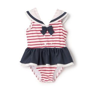 水着 「SWIM」girlsセーラー水着 キッズ...の商品画像