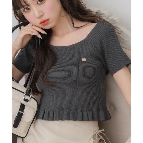 ニット セーター 裾フリルリブNTPO レディース