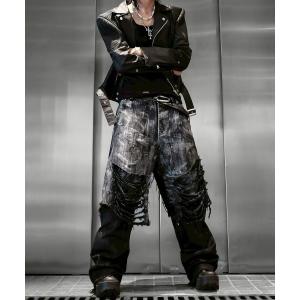 GRANCY ボタンレイヤードデザインナイロンパンツ 一時的に2000円オフ