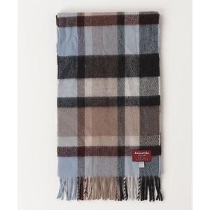 「Joshua Ellis」 マフラー FREE ブルー レディース