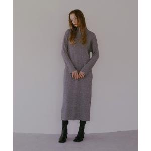 「MIELI INVARIANT」 ニットワンピース FREE グレー レディース