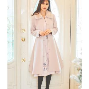 「LAISSE PASSE」 ステンカラーコート SMALL ピンク レディース