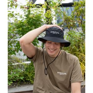 帽子 ハット 紫外線カット メンズ 「HONOLUA SURF CO./ホノルア・サーフ・カンパニー」HONOLUA UV HAT/水陸両用ストラップ(あご紐付き)UVケアナイロンサー…