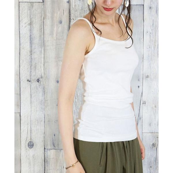 キャミソール LARU / コットンフライスキャミソール