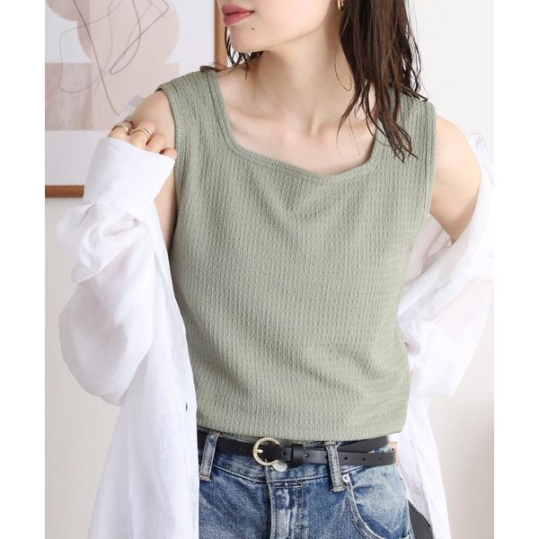 タンクトップ ノースリーブ ストレッチJQD2wayタンクトップ レディース