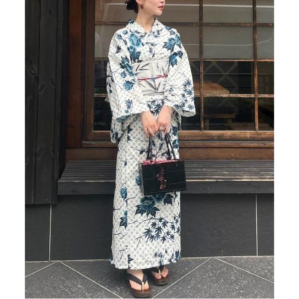 浴衣 KEITAMARUYAMA × Ameri IVORY FLOWER YUKATA レディース