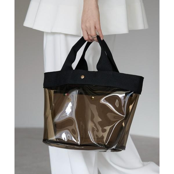 トートバッグ 「グッシオベーシック」PVCトートバッグ　巾着付き レディース