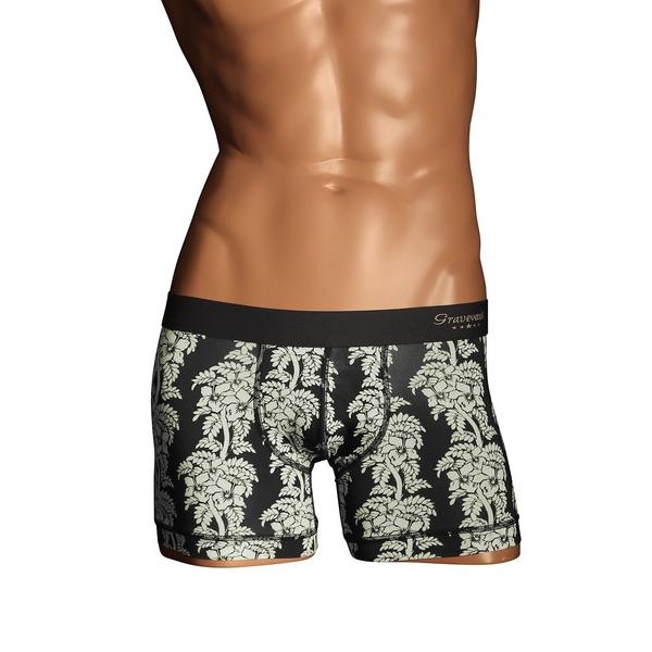 ボクサーパンツ Gravevault グレイブボールト aloha メンズ ショート ボクサーパンツ