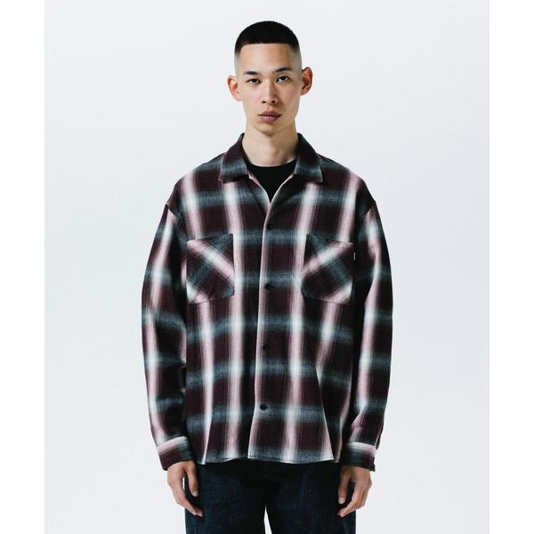 シャツ R9 OMBRE CHECK SHIRT メンズ