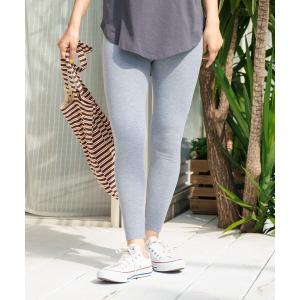 パンツ ハイウエストベーシックリブレギンス レディースの商品画像