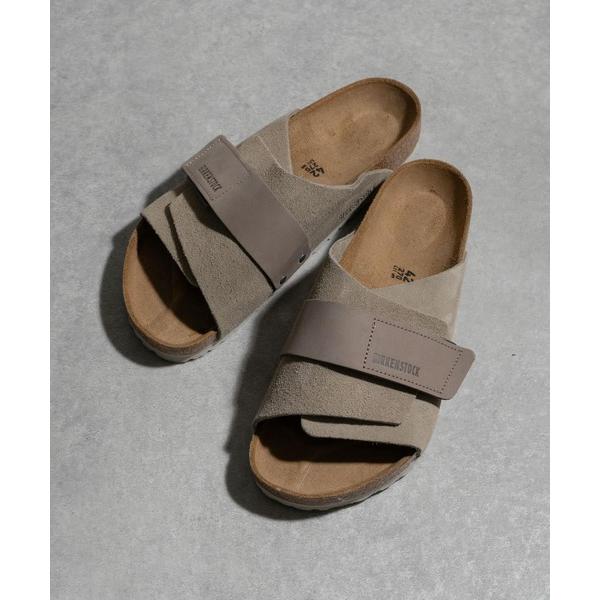 サンダル BIRKENSTOCK　KYOTO TAUPE (regular) メンズ