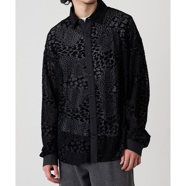 シャツ 「HAUS」L/S レースシアーシャツ  510250 WINS メンズ