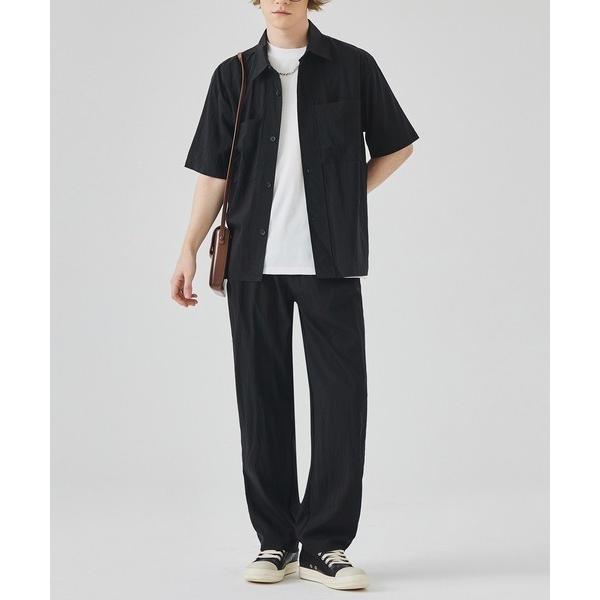 セットアップ 「Cloudstyle」セットアップ 2点セット オープンカラー半袖シャツ＆スラックス...