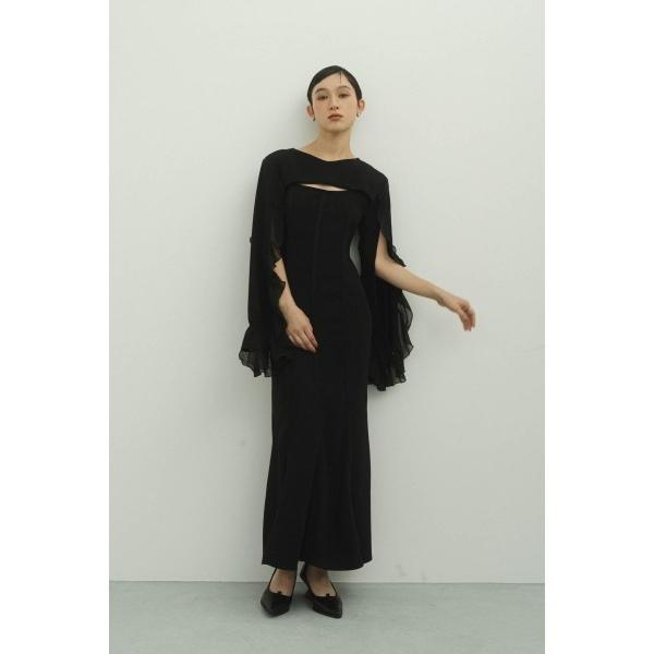 ワンピース frill sleeves one piece