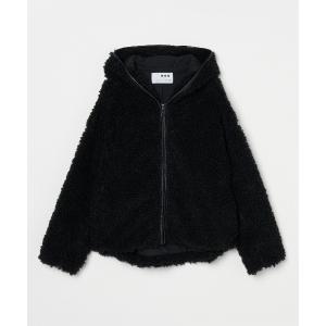 「three dots」 ジップアップブルゾン SMALL ブラック レディース