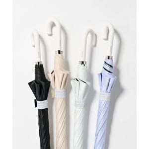 傘 遮光100％ UVカット 長傘 晴雨兼用日傘 超撥水 フロータス無地 ”55cm レディース メンズ