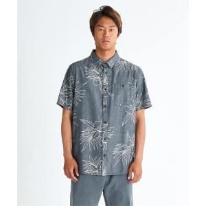 シャツ GAWANHILL SS/クイックシルバー半袖総柄シャツ メンズ