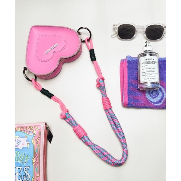 チャーム 2C1 カラフル パラコード ロープ ハンドバッグ 網みストラップ チャーム A レディー...