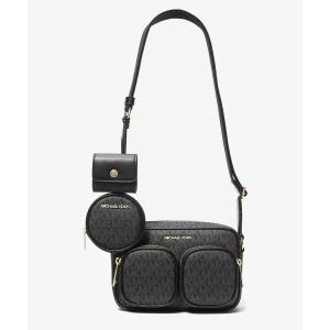 ショルダーバッグ バッグ JET SET ITEM ポケット クロスボディ ウィズ アタッチ ミディアム - MKシグネチャー レディース