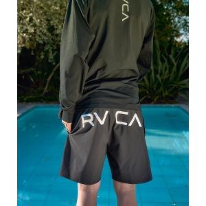 水着 RVCA メンズ BACK TRUNK ボードショーツ 「2025年夏モデル」/ルーカバックプリントロゴサーフトランクス・ボードショーツ(水着)