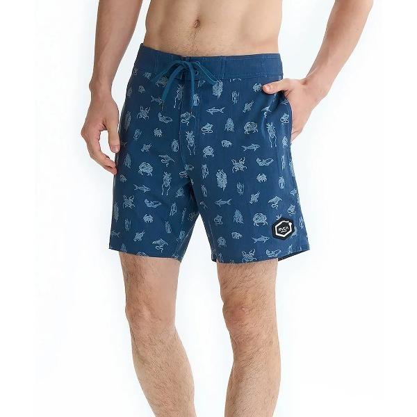 水着 RVCA メンズ 「HAWAII」 SEA LIFE TRUNK 17 ボードショーツ 「20...