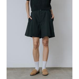 パンツ LE CIEL BLEU/ルシェルブルー  Tucked Front Shorts タックフロントショーツ レディース