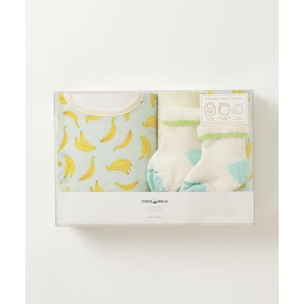 出産祝い ソックスギフトBOX（くだもの）バナナ