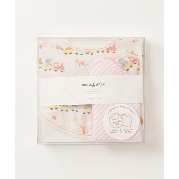 出産祝い ミニギフトBOX（アニマルトレイン）ピンク