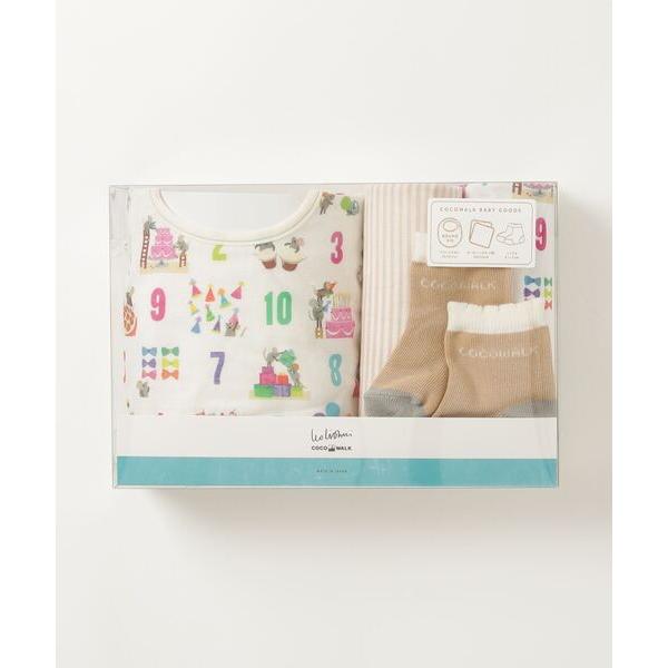 出産祝い ソックスギフトBOX（レオレオニ）アルファベット