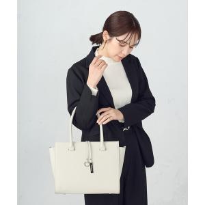 トートバッグ ロゴプレートトート レディース