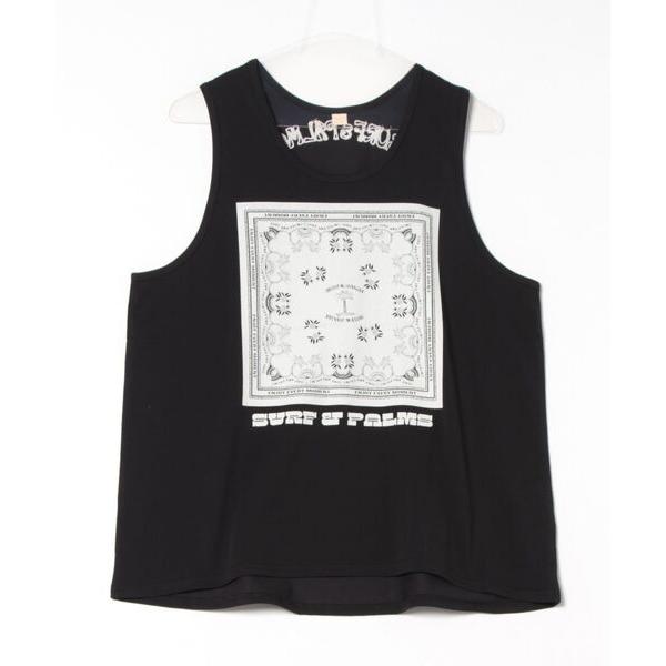 タンクトップ ノースリーブ 「Kahiko」SURF＆Palms ムーアタンクトップ レディース