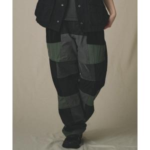 パンツ Universal Style Wear パッチワーク メンズ レディース
