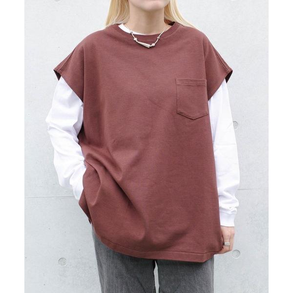 tシャツ 「EU」「iii SANDS」HEAVY WEIGHT NOSLEEVE TEE SHIR...