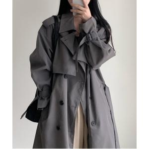 「by muni:r」 トレンチコート FREE チャコール レディース