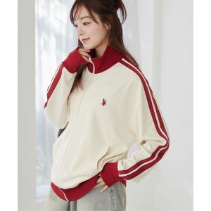 「U.S. POLO ASSN.」 ジャージブルゾン FREE ワイン レディース｜zozo