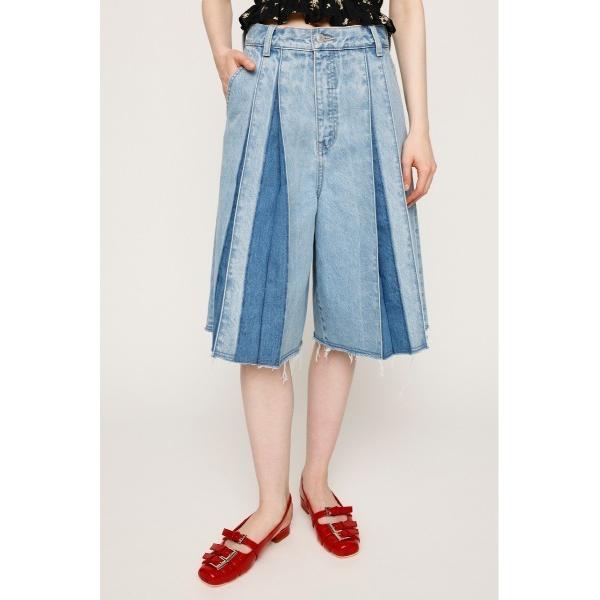 ハーフパンツ ジーンズ デニム デニムパンツ L/W PLEATS MEDIUM PT ローウエスト...