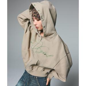 X-girl（エックスガール） パーカー MIX COLLEGE LOGO SWEAT HOODIE