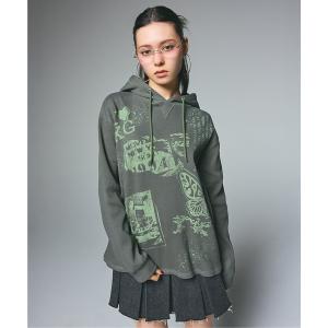 カール X-girl（エックスガール） tシャツ DOUBLE ZIP UP COMPACT CARDIGAN