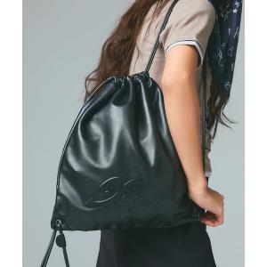 デイバック リュック FAUX LEATHER KNAPSACK レディース メンズ