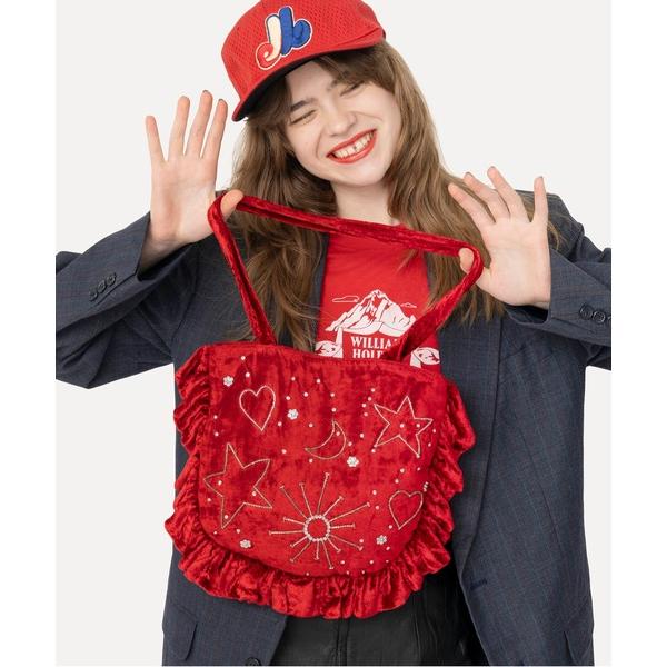 トートバッグ HEY! Mrs ROSE(ヘイ！ミセスローズ)Velvet Gyoza Tote レ...