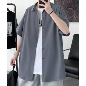 シャツ 半袖 メンズオーバーサイズシャツ メンズ