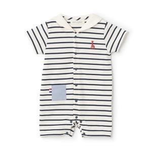 ベビー服 ロンパース ボーダーセーラーショートオールの買取情報