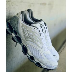 スニーカー MIZUNO/ミズノ メンズ レディース スニーカー シルバー 韓国 クッション WAVE PROPHECY LS D1GA333702