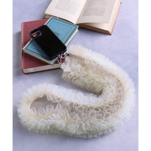 「Mia Borsa」スマホストラップ フリフリスマホショルダー