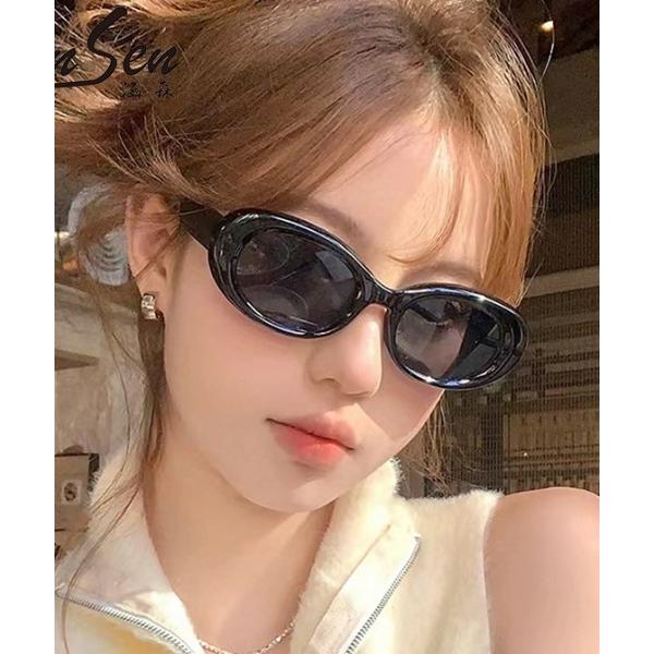 サングラス オーバルサングラス レディース