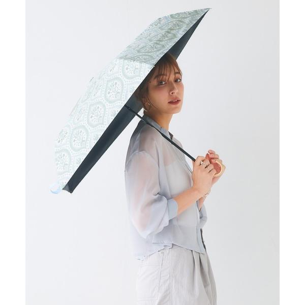 折りたたみ傘 完全遮光 日傘 晴雨兼用 折りたたみ傘 軽量 ダマスク柄 レディース