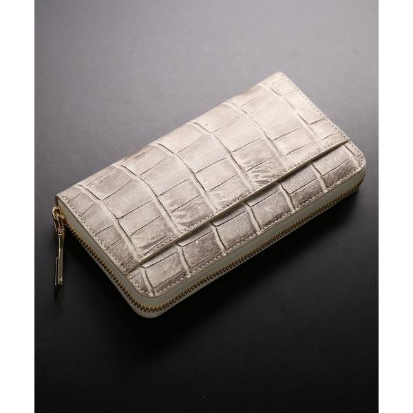 財布 ヒマラヤクロコダイル 長財布 ラウンドファスナー メンズ レディース